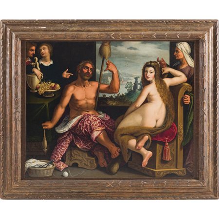 MAESTRO VENETO DEL XVI SECOLO, Dipinto ad olio su tela