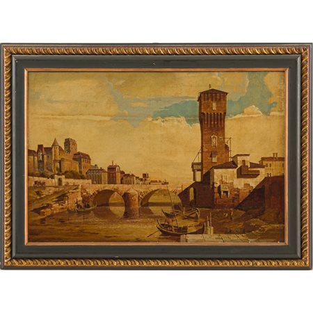 SCUOLA VENETA DEL XVIII SECOLO, Olio su tela