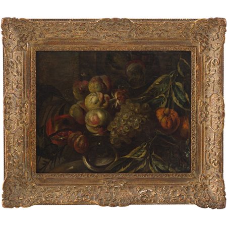 ABRAHAM BRUEGHEL (Bottega di), Natura morta con frutta