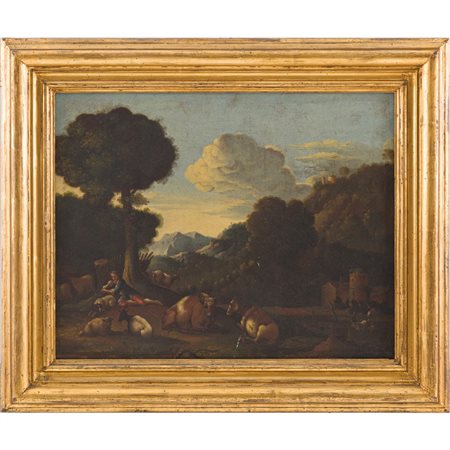 SCUOLA ROMANA DEL XVII SECOLO, Olio su tela