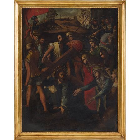 PIETRO D'ASARO (Attr.le) Lo spasimo di Maria Vergine