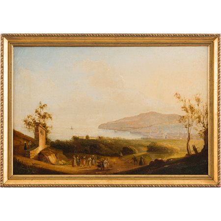 GIACINTO GIGANTE (Scuola di), Olio su tela