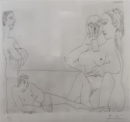 Pablo Picasso Senza titolo 1968