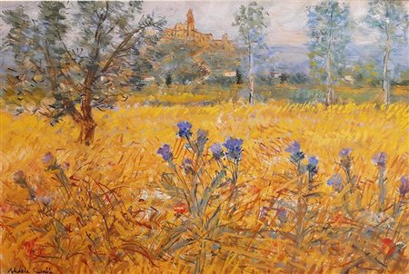 Michele Cascella Paesaggio Abruzzese 1980