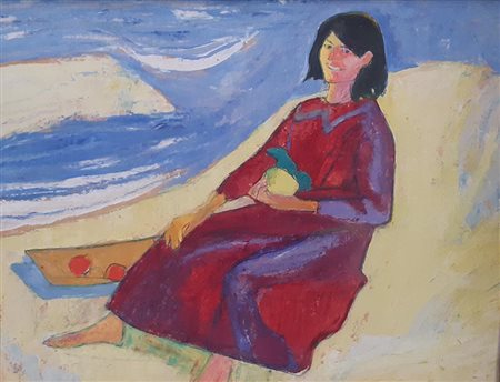 Siro Penagini Ragazza con Limone 1914