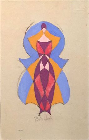 Giacomo Balla Figura nella luce-studio 1925