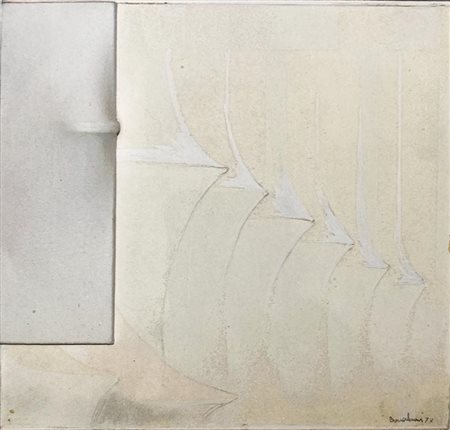 Agostino Bonalumi Senza titolo 1977