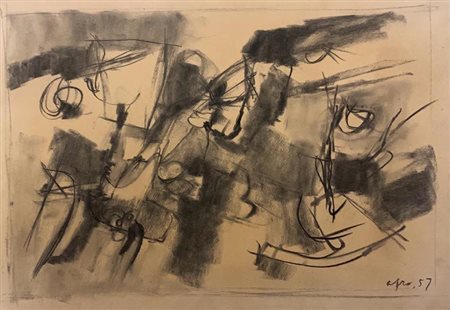 Afro Basaldella Composizione 1957