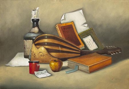 Antonio Nunziante Natura morta 1980