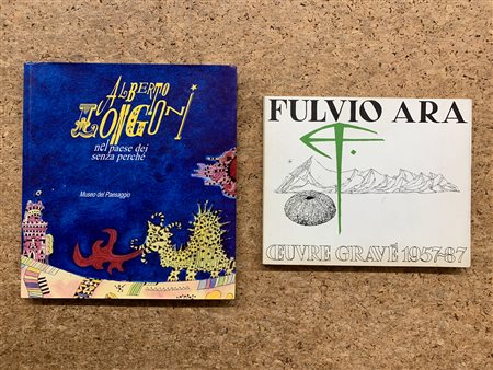 ALBERTO LONGONI E FULVIO ARA - Lotto unico di 2 cataloghi