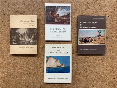 PITTURA DELL'800 - Lotto unico di 4 cataloghi