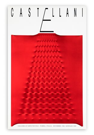 ENRICO CASTELLANI - Enrico Castellani, 1988