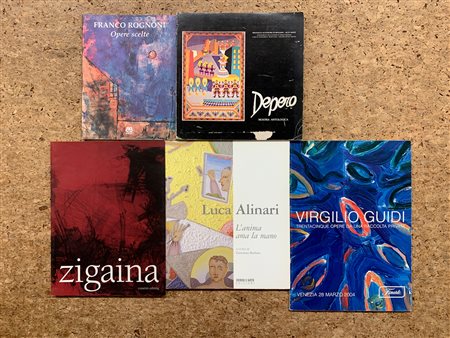 ARTE FIGURATIVA ITALIANA DEL XX SECOLO - Lotto unico di 5 cataloghi