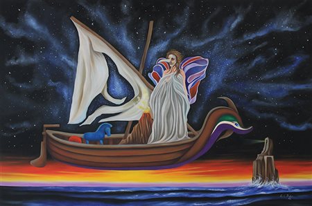 Guido Coniglio, 'Volo pandemico di una menade farfalla', 2022