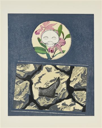 Max Ernst DECHETS D'ATELIER litografia su papier chiffon, cm 60x46, es....
