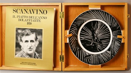 Emilio Scanavino EMILIO SCANAVINO, IL PIATTO DELL'ANNO 1970 piatto in...
