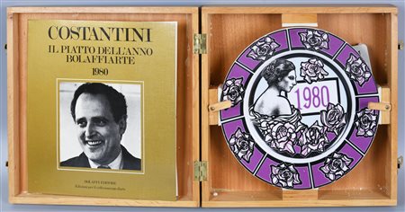Flavio Costantini FLAVIO COSTANTINI, IL PIATTO DELL'ANNO 1980 piatto in...