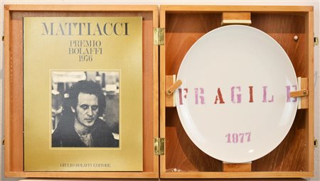 Eliseo Mattiacci ELISEO MATTIACCI, IL PIATTO PREMIO BOLAFFI 1976 piatto in...