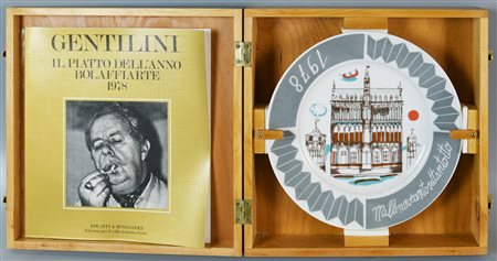Franco Gentilini FRANCO GENTILINI, IL PIATTO DELL'ANNO 1978 piatto in...