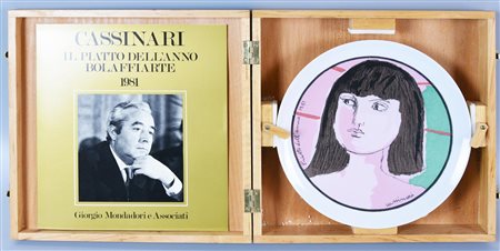 Bruno Cassinari BRUNO CASSINARI, IL PIATTO DELL'ANNO 1981 piatto in ceramica,...
