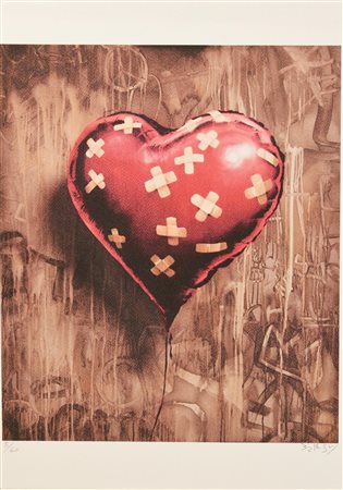 Da Banksy UNTITLED foto-litografia su carta, cm 50x35; es. 5/60 firma e tiratura