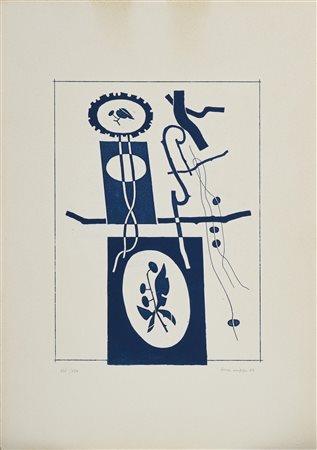 Luca Crippa COMPOSIZIONE acquaforte-acquatinta su carta Fabriano cm 32x23, su...