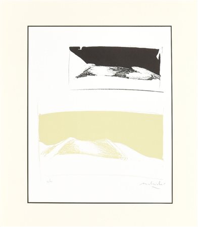 Carlo Mattioli SENZA TITOLO litografia, cm 28x22,5; es. 46/100 firma