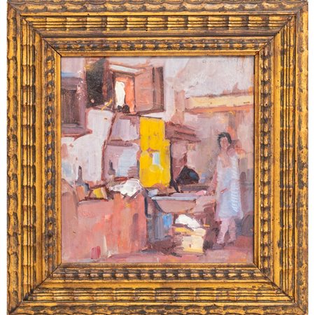 ANTONIO GUARINO, Olio su tavoletta