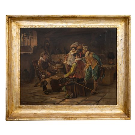 PITTORE DEL XX SECOLO, Olio su tela