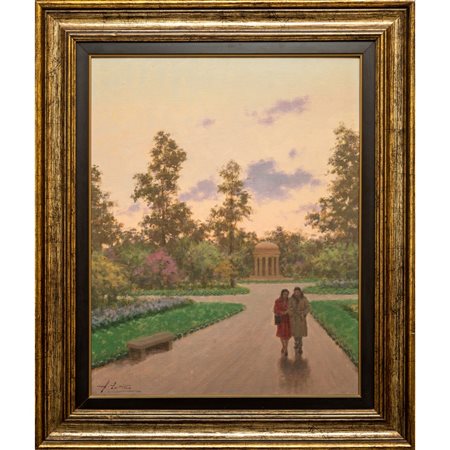 ANTONIO CUTINO, Olio su tela