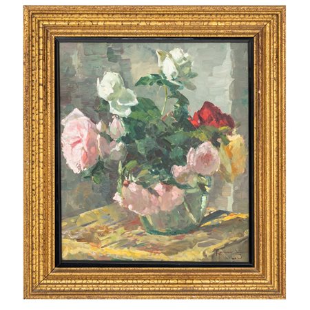 ROMOLO LEONE, Olio su tavoletta