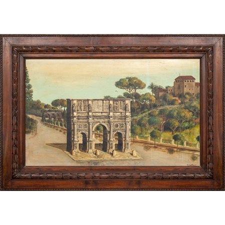 PITTORE DEL XX SECOLO, Olio su tavola