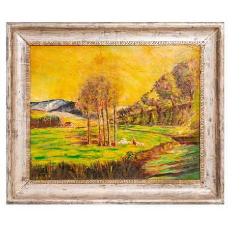 PITTORE DEL XX SECOLO, Olio su tela