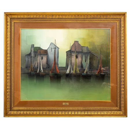 GILBERT BRIA, Olio su tela