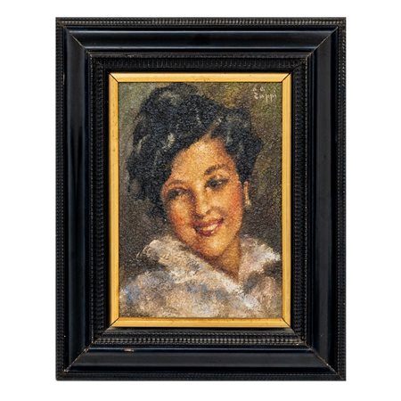 PITTORE DEI PRIMI DEL '900, Olio su tavoletta