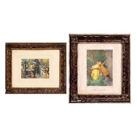 DUE CORNICI in legno