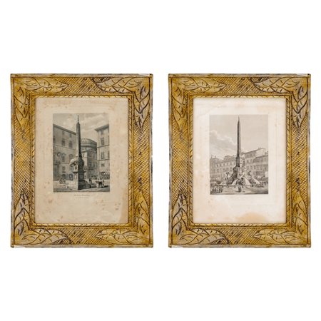 COPPIA CORNICI in legno