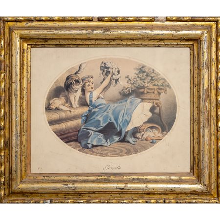 CORNICE in legno dorato