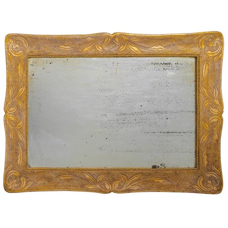 SPECCHIERA a guantiera in legno