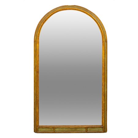 SPECCHIERA in legno laccato e dorato