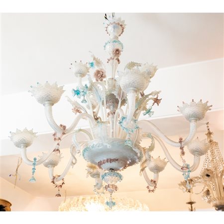 LAMPADARIO IN VETRO DI MURANO