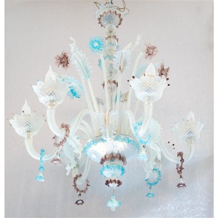 LAMPADARIO IN VETRO DI MURANO