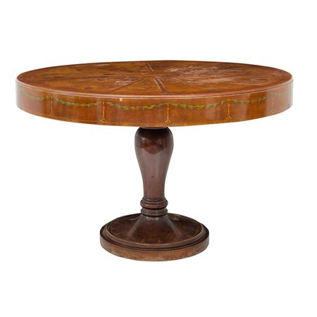 PRODUZIONE DUCROT PALERMO DEL XX SECOLO Tavolo e 6 poltrone