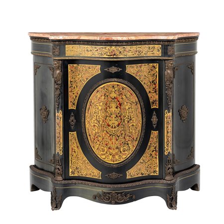 CREDENZA sagomata stile Boulle