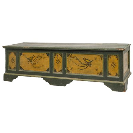 EBANISTERIA SICILIANA DEL XIX SECOLO, Cassapanca