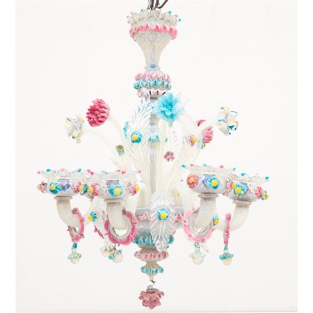 LAMPADARIO in vetro di murano