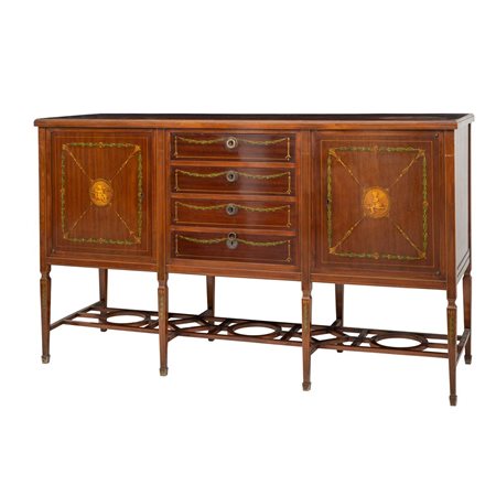 PRODUZIONE DUCROT PALERMO XX SECOLO, Credenza in legno