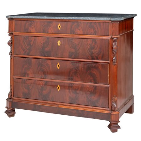 EBANISTERIA ITALIANA XIX SECOLO, Cassettone Luigi Filippo