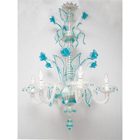 LAMPADARIO IN VETRO DI MURANO