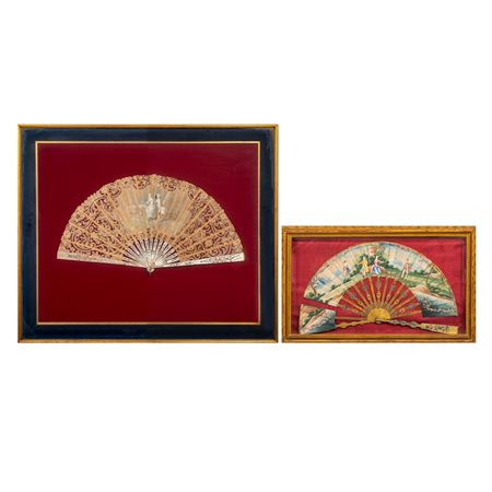 DUE VENTAGLI entro teca